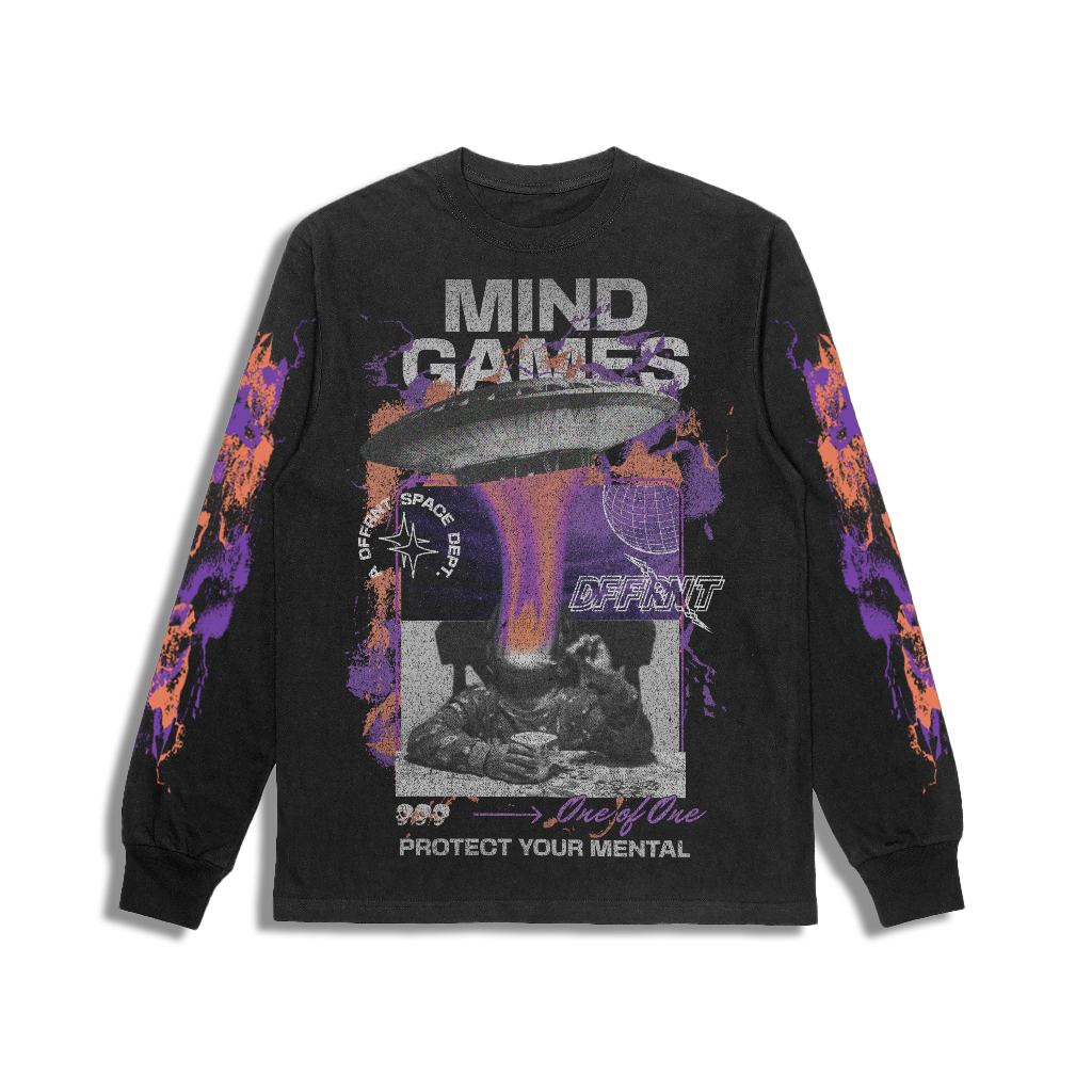 "MIND GAMES" LONG-SLEEVE TEE