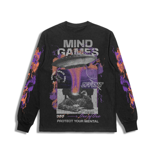 "MIND GAMES" LONG-SLEEVE TEE